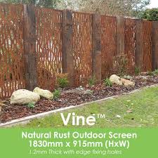 Chippy S Outdoor Steel Screen Corten Steel Mild Steel Screening Decorative Screens Garden Screening