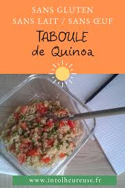 Taboule Sans Gluten Au Quinoa Taboule De Quinoa Taboule Quinoa Sans Gluten