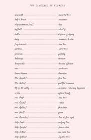 Flowers And Their Meanings Language Of Flowers Flower Meanings Language