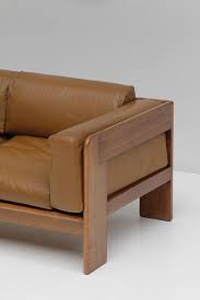 70s Wide Cognac Leather Sofa Cognac Leather Sofa Wooden Sofa Designs Leather Sofa
