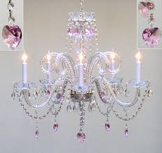 Light kits for ceiling fans offer a low cost option to add light in a room which already has an existing fan. Made W Swarovski Crystal Chandelier Chandelier Lighting W Crystal Pink Hearts 881314706662 Ebay