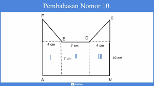 Admin blog contoh soal terbaru 2019 juga mengumpulkan gambar gambar lainnya terkait contoh soal bangun ruang gabungan dan jawabannya kelas 6 dibawah ini. Bangun Datar Gabungan Jenis Contoh Soal Pembahasan
