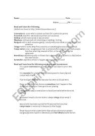 Advanced Vocabulary Builder Lesson Worksheets Quiz And Answers