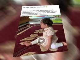 Modal cuma 10rb, penghasilan sampai 6jt/bln. Video Ainul Mardhiah Sudah Boleh Duduk Sendiri