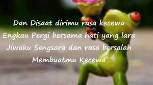Lirik maafkan aku dari enda ungu ini dipublikasikan pada tanggal 28 agustus 2010 (10 tahun yang lalu). Syafiq Farhain Sayang Maafkan Aku Lirik Youtube
