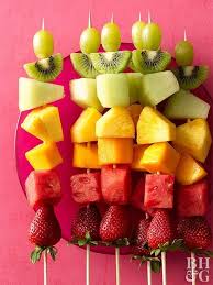 Throw The Ultimate Kid S Rainbow Party Recipes Kids Party Rainbow Recipes Throw Ultimate Fruit Kebabs Rainbow Fruit Kabobs Rainbow Fruit Skewers