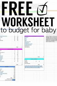 Contractor markup costs are not included. Free Spreadsheet How Much Does A Baby Cost Less Than You Think