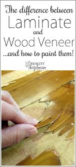 I hated the way they looked. Difference Between Laminate Wood Veneer How To Paint Both Reality Daydream