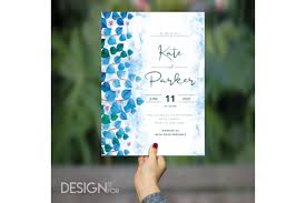 Download Greenery Wedding Invitation Template Set Graphic By Designitfor Creative Fabrica PSD Mockup Templates