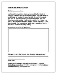 Visualizing Text And Making Connections Are Essential To Reading Comprehension This Worksheet Co Guided Reading Activities Reading Comprehension Comprehension