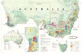 Wine Map Of Australia De Long