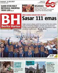 Sementara itu, dua surat kabar yang mendapat penghargaan karena berdedikasi tinggi dalam bahasa indonesia, yaitu tempo dan kompas. Muka Depan Akhbar Digital Buletin Info 1 Malaysia Global Facebook