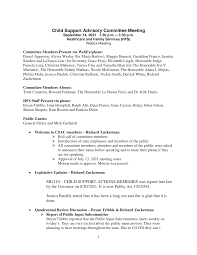 Child Support Advisory Committee Meeting