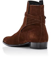 Chelsea suede brown boots for men. Mens Chelsea Brown Suede Leather Ankle Boots Cmb 50 Curvento