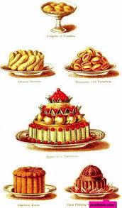1800s Typical Desserts Served During A Regency Christmas Season From Cassell S Dictionary Of Cookery Via Arch Historical Christmas Christmas History Cookery