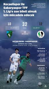 See more of sakaryaspor on facebook. Kocaelispor Ile Sakaryaspor Tff 1 Lig E Son Bileti Almak Icin Mucadele Edecek