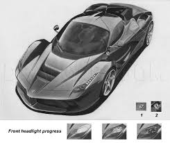 How To Draw A Realistic Sports Car Step By Step Drawing Guide By Jtm93 Dragoart Com