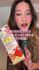 waittt this combo is kinda elite #traderjoesfoodreviews #mapleoatmilk  #chaitealatteecipe