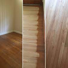 When a rustic atmosphere is your goal, look at the natural brands or something with a very light stain that mimics the natural look of wood. Gorgeous Natural Finish No Stain On White Oak Flooring With Bono Do You Think It S Time To Refinish Your Floors House Features White Oak Floors Oak Floors