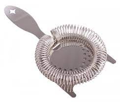 Sep 16, 2019 · the strainer is placed over the mouth of the shaker, with the small holes letting the drink pass through, leaving the ice in the shaker. Bonzer Heritage Hawthorne Strainer Stainless Steel Weisshaus Shop