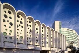 Mimomonday The Fontainebleau Hotel Displays The Cheese Hole Cutout Characteristics Known In The Mimo Style Funfact Mimo Fontainebleauho With Images Fontainebleau Hotel