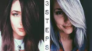 You might disagree, but no one really gives gray hair much thought until you find regular oiling helps keep the hair follicles healthy while preserving colors. Dark Brown To Silver Hair 3 Step Tutorial Youtube