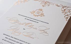Gold Foil Sparkly Detail On A Regal Royal Inspired Wedding Invitation Creative Wedding Invitations Royal Wedding Invitation Fun Wedding Invitations