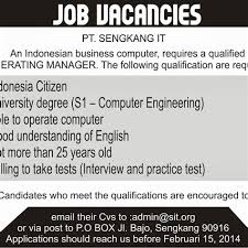 Contoh surat lamaran pekerjaan bahasa inggris berdasarkan iklan. Download 6 Contoh Iklan Lowongan Pekerjaan Dalam Bahasa Inggris