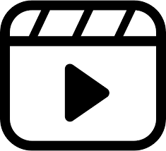 Video icon SVG Vector & PNG Free Download | UXWing