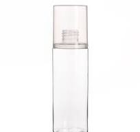 Plastic Bottle with Flush Cap - PET Cosmetic Packaging