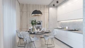 The appealing neutral adds a warm, but airy, swathe of color. Ethno White Design Minimalist Apartment In Kyiv Ukraine Archi Living Com