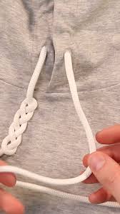 A hooded sweatshirt without a drawstring is like a pair of sweatpants without the elastic band. Hoodie Knots Single Strand Braid Video Hoodie Knots Shoe Lace Patterns Knots