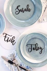 The dinner plate is a beautiful solid silver. How To Dinner Party Name Place Settings Sisoo Com