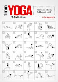 1 Min Yoga 30 Day Yoga 30 Day Yoga Challenge Yoga Challenge