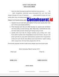 Maybe you would like to learn more about one of these? Surat Perjanjian Hak Asuh Anak Yang Baik Contoh Surat