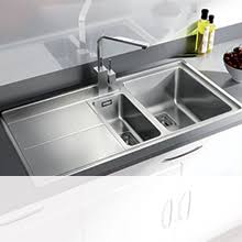 Leisure albion 1 bowl reversible inset stainless steel kitchen sink. Kitchen Sinks Hafele Uk Shop