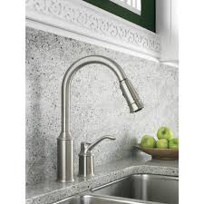moen aberdeen single handle pull down