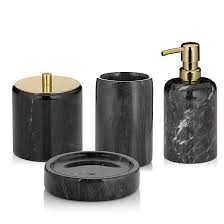Real beauty goes beyond looks, just like our bathroom accessories do. Black Bathroom Accessory Sets Bed Bath Beyond Bathroom Accessory Sets Bathroom Accessories Black Bathroom Accessories