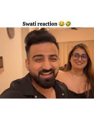 swati's reaction 😂😂 #swatimonga #rajatswati #rajatswativlogs #couplegoals  #relatable #couple #couplecontent #coupleinfluencer #viralcouple #viral  #viralreels #trendingreels #happycouple #explore ...