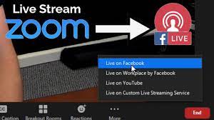 Start your zoom meeting and click more on the bottom right. How To Live Stream Zoom On Facebook Youtube