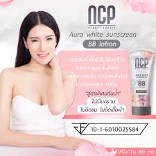 Ora aura white is a whitening beauty supplement that promotes brighter and clearer skin by minimising the appearance of hyperpigmentation and dark spots. Ncp Aura White Sunscreen Bb Lotion Spf50 Pa Thailand Best Selling Products Online Shopping Worldwide Shipping