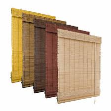 The natural shade of bamboo and the tiny slats let just the right amount of light to enter the room. Bamboo Roman Roller Blinds Blind Window Oriental Designs Many Size Colours Ebay