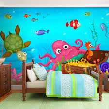Fototapete Aquarium Unterwasserwelt Fische Meer Kindertapete 400x280 Cm Xxl Tapete Wandbild Fototapete Kinderzimmer Dekoration Kinderzimmer Kinder Zimmer