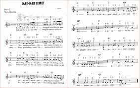 Simaklah saat kelompok lain menyanyikan lagu tersebut! Lirik Lagu Injit Injit Semut Lengkap Not Angka Dan Chord Gitarnya Seni Budayaku