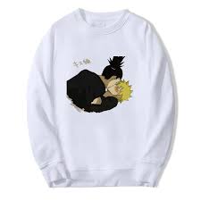 Draw a long curved line, beginning above the open end of the sleeve. Buy Naruto Crewneck Sweatshirt Anime Printed White Unisex Oversized Warm Long Sleeve Sweatshirt Cotton Top At Affordable Prices Free Shipping Real Reviews With Photos Joom