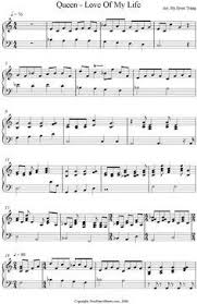 Queen Love Of My Life Partitura Para Piano Partituras De Piano Sheet Music For Piano Partituras Partituras Musicales Piano Partituras