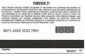 Maybe you would like to learn more about one of these? Gift Card Forever 21 Forever21 Spain Forever 21 Col Es For21 002