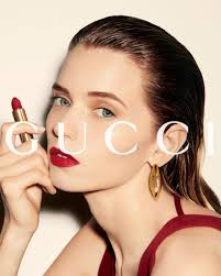 In the debut campaign for the Rouge à Lèvres Mat in 509 'Rosso Ancora,'  Abbey Lee, Jiahui Zhang, and Nyajuok Gatdet accentuate their beauty looks  with the intense red hue of Creative