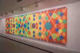Shuttlecock Carpet For The Exhibition Hands On At The National Gallery Of Victoria Melbourne Australia 20 Three Dimensional Warm Neutral Paint Colors Carpet