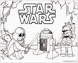 (star wars book, coloring book for everyone) : Lego Star Wars Darth Vader And R2 Coloring Pages Cartoons Coloring Pages Coloring Pages For Kids And Adults